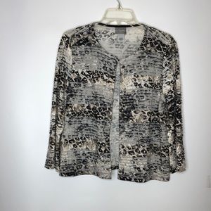 Chicos Travellers Collection Top Size 1 Medium Size 8